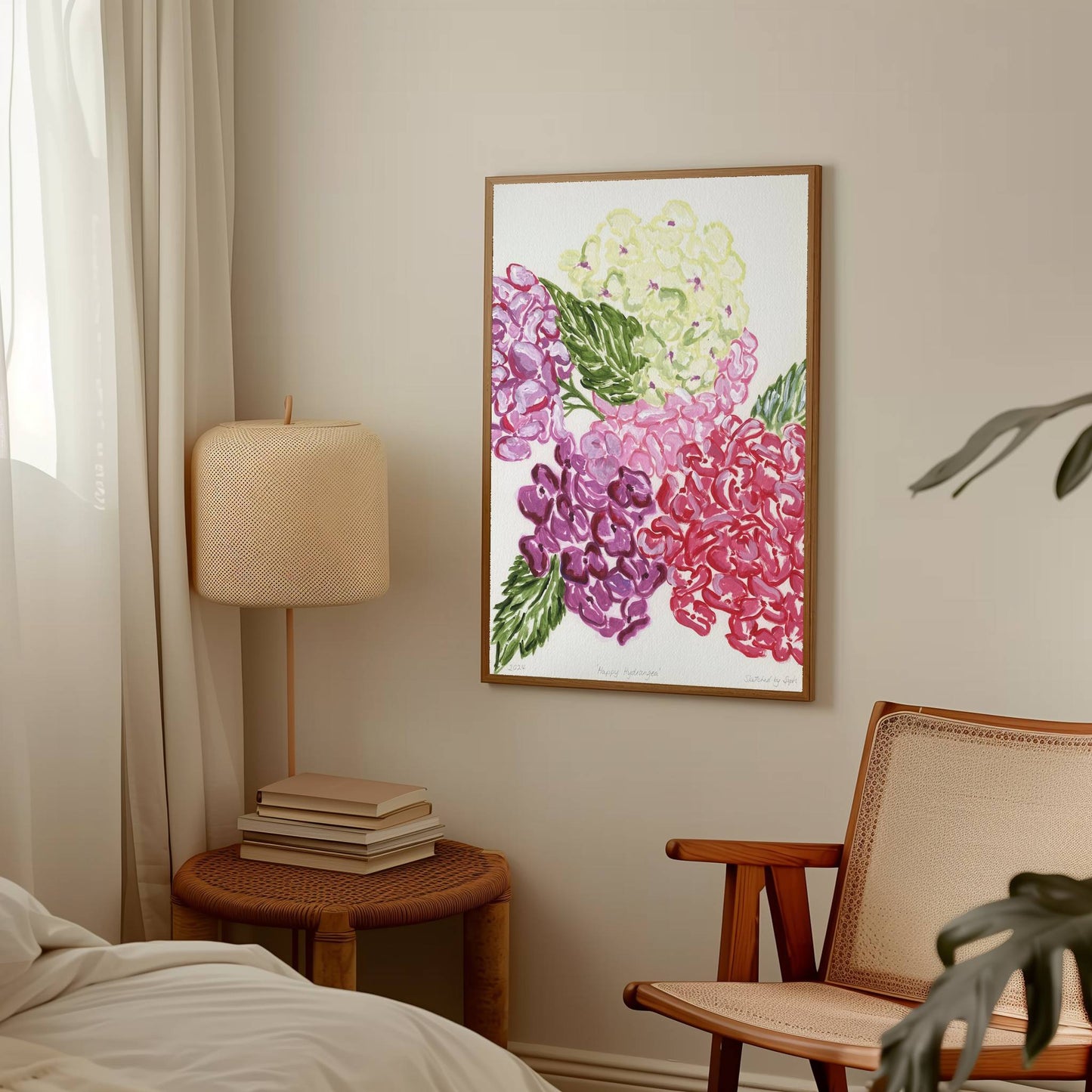 'Happy Hydrangea' Fine Art Print