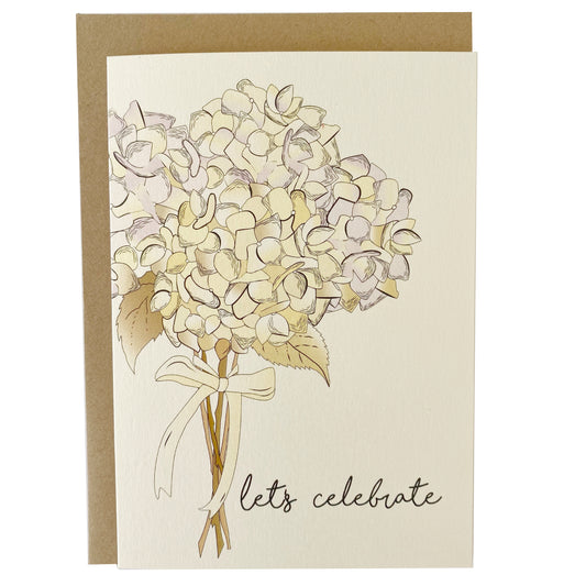 Hydrangea Bouquet Card